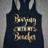 Boozing with my Beaches TANK TOP ZNF08