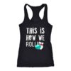 Bowling Racerback Tank Top ZNF08