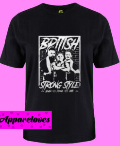 British Strong Style Wrestling T Shirt