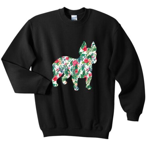 Bulldog flower sweatshirt AY