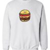 Burger Grey white Sweatshirt DAP