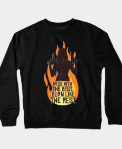 Burn Like The Rest Sweatshirt ZNF08