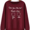 CHECK ON SWEATSHIRT ZNF08