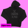 Canadian As Puck Hoodie pullover