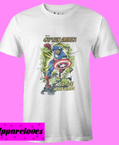 Captain America Marvel Comics T Shirt