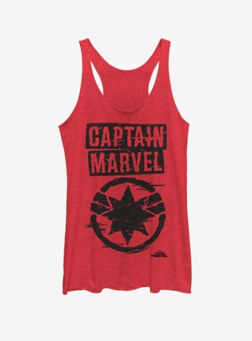 Captain Marvel Tank Top ZNF08