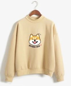 Cartoon Dog Shiba Inu Anime Printed Sweatshirt ZNF08