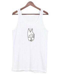 Cat Middle Finger TanktoP AY