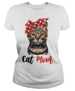 Cat mom bandana shirt