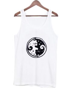 Cat Yin Yang Tanktop ZNF08