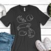 Cat line art Unisex T-Shirt DAP