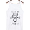 Cat shirt, Kitten My Swole On TANK TOP ZNF08