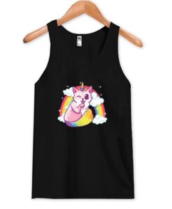 Caticorn - Funny cute kitten Unicorn Cat funny gift Tank Top ZNF08