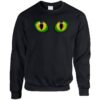 Cats Eyes. Green Cats Eyes. Cats Eyes on Shirt Sweatshirt