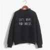 Cats Naps And Snacks Women's Long Sleeve Sweatshirt ZNF08