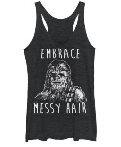 Chewbacca Embrace Messy Hair Racerback Tank ZNF08