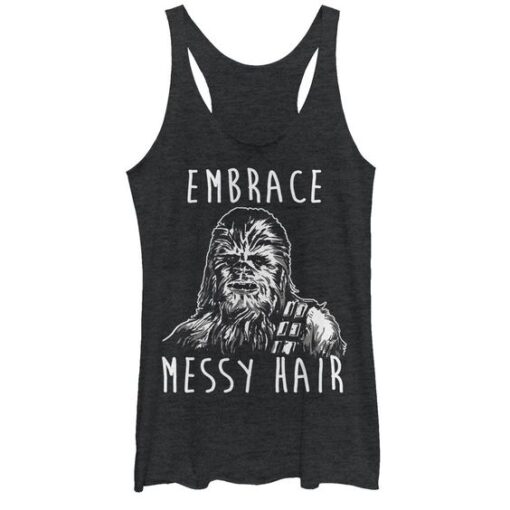 Chewbacca Embrace Messy Hair Racerback Tank ZNF08