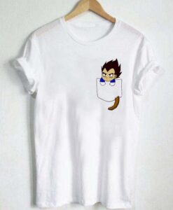 Chibi Vegeta pocket T Shirt Size S,M,L,XL,2XL,3XL