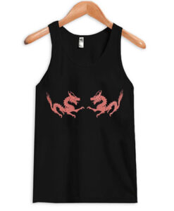 Chinese Dragon Print Tank top