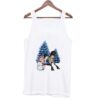 Chistmas Holiday Winter Horse Santa Claus Snowman Tank Top ZNF08