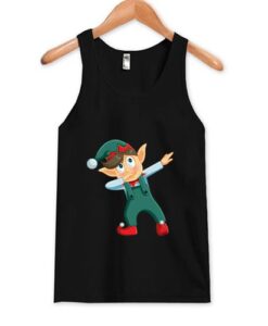 Christmas Dabbing Boy Elf Tank Top ZNF08