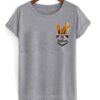 Cigarettes Pack Smoke French Fries T-shirt