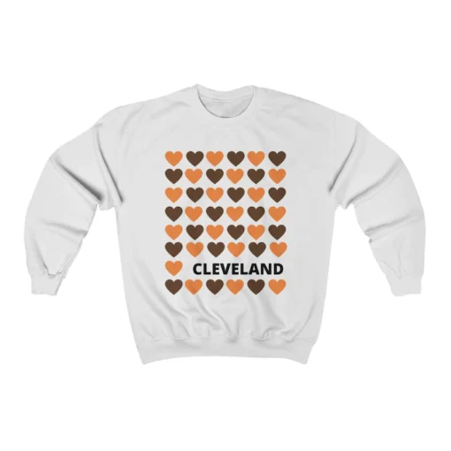 Cleveland Browns Hearts Sweatshirt