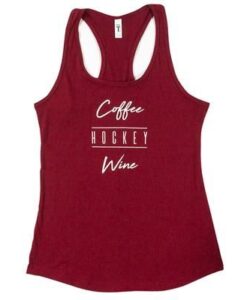 Coffee.Hockey.Wine Womens Tank ZNF08