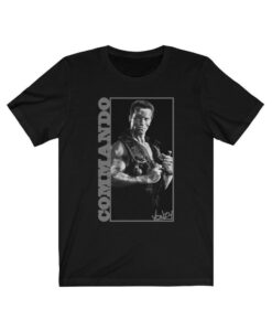 Commando retro movie tshirt