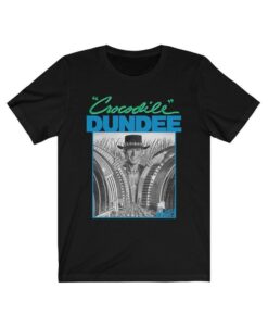 Crocodile Dundee retro movie tshirt