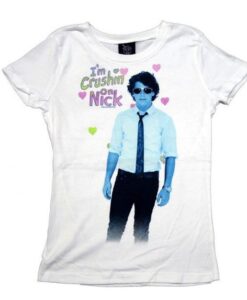 Crushing on Nick Girls T shirt ZNF08