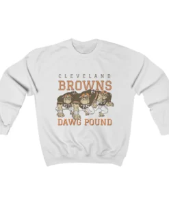 DAWG POUND - Vintage Cleveland Browns Football Fan Gear Apparel Sweatshirt