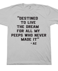 DESTINED TO LIVE HIP HOP TSHIRT THD