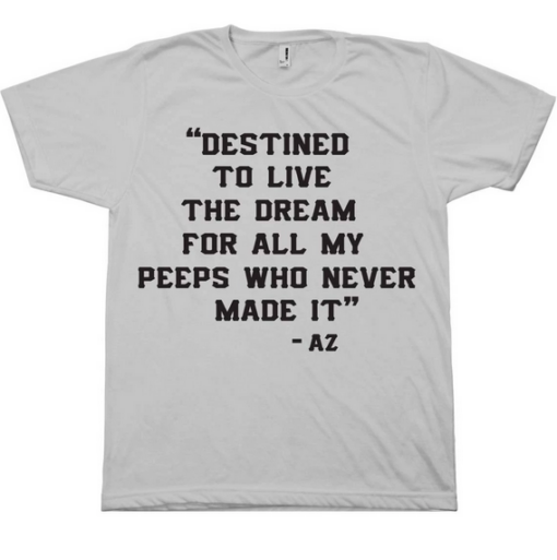 DESTINED TO LIVE HIP HOP TSHIRT THD