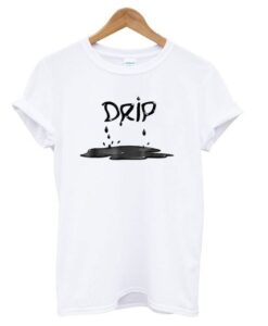 DRIP White t shirt ZNF08