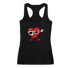 Dabbing Heart Valentine's Day Love Dab Racerback Tank Top ZNF08