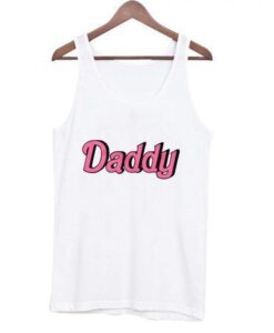 Daddy font tank top AY