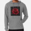 Dark Red Rose Hoodies THD