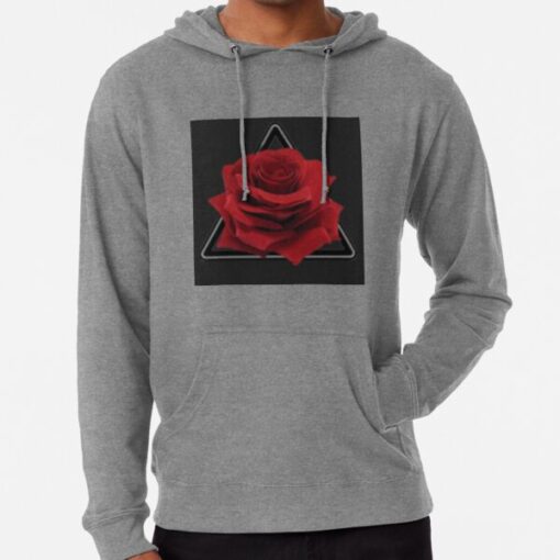 Dark Red Rose Hoodies THD