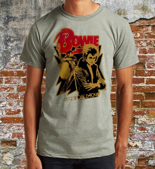 David Bowie 1972 World Tour T-shirt