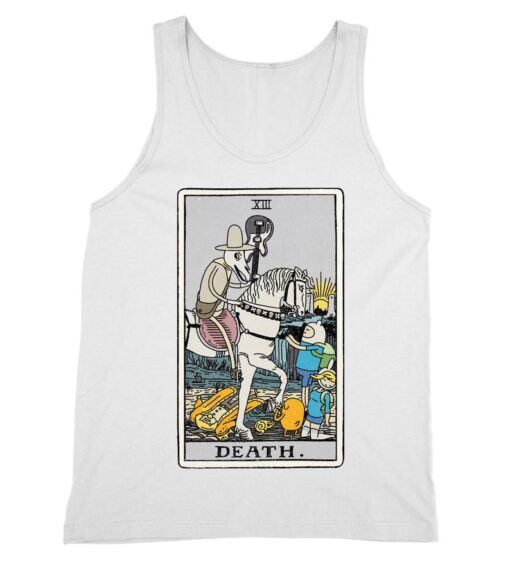 Death Tarot Cards - Adventure Time Parody - Tarot Card Tank top