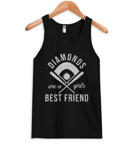 Diamonds Are Girls Best Friend Tank Top ZNF08