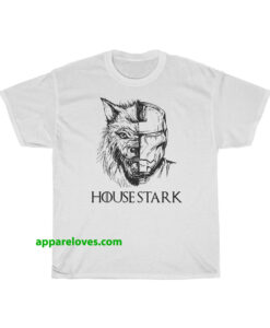 Direwolf Iron Man House Stark T-Shirt THD