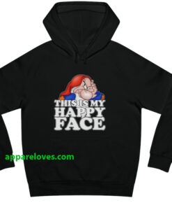 Disney Grumpy Dwarf My Happy Face Hoodie THD