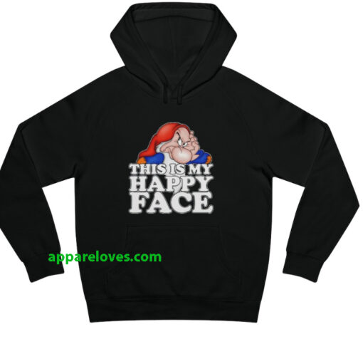 Disney Grumpy Dwarf My Happy Face Hoodie THD