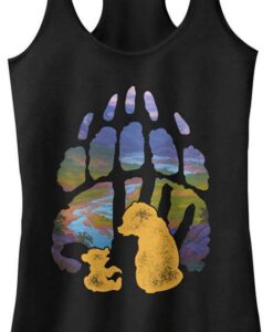 Disney Juniors' Brother Bear Paw Ideal Racerback Tank Top ZNF08