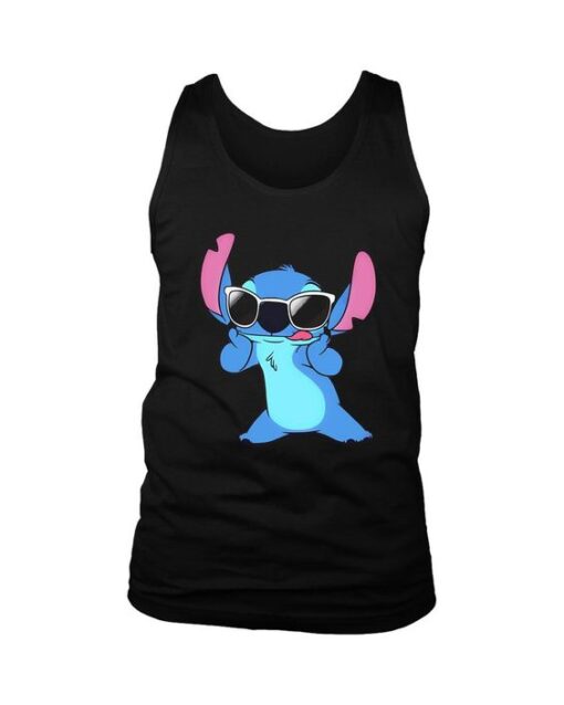 Disney Lilo And Stitch Sunglasses Famous Men's Tank Top DAP