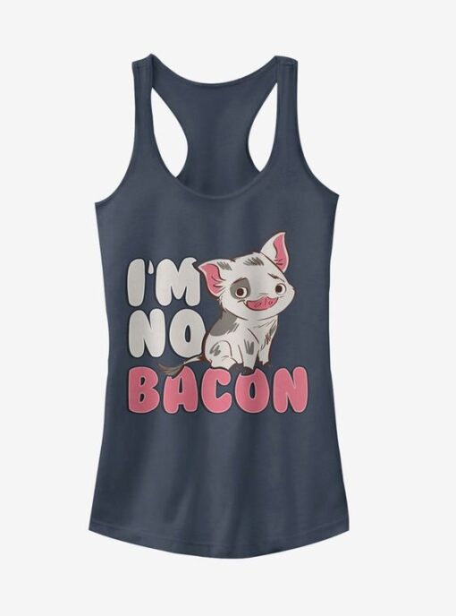 Disney Moana Pua No Bacon Girls Tank Top ZNF08