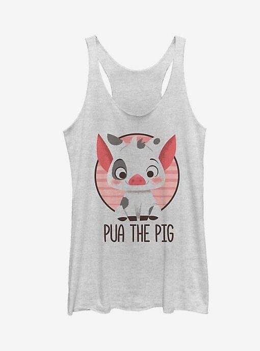 Disney Moana Pua The Pig Girls Tank Top ZNF08