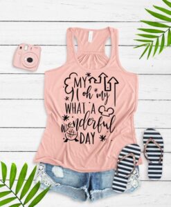 Disney My Oh My What A Wonderful Day Flowy Tank Top ZNF08